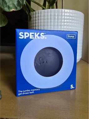 NIB Speks Jumbo Gump Memory Gel Stress Ball - Dew